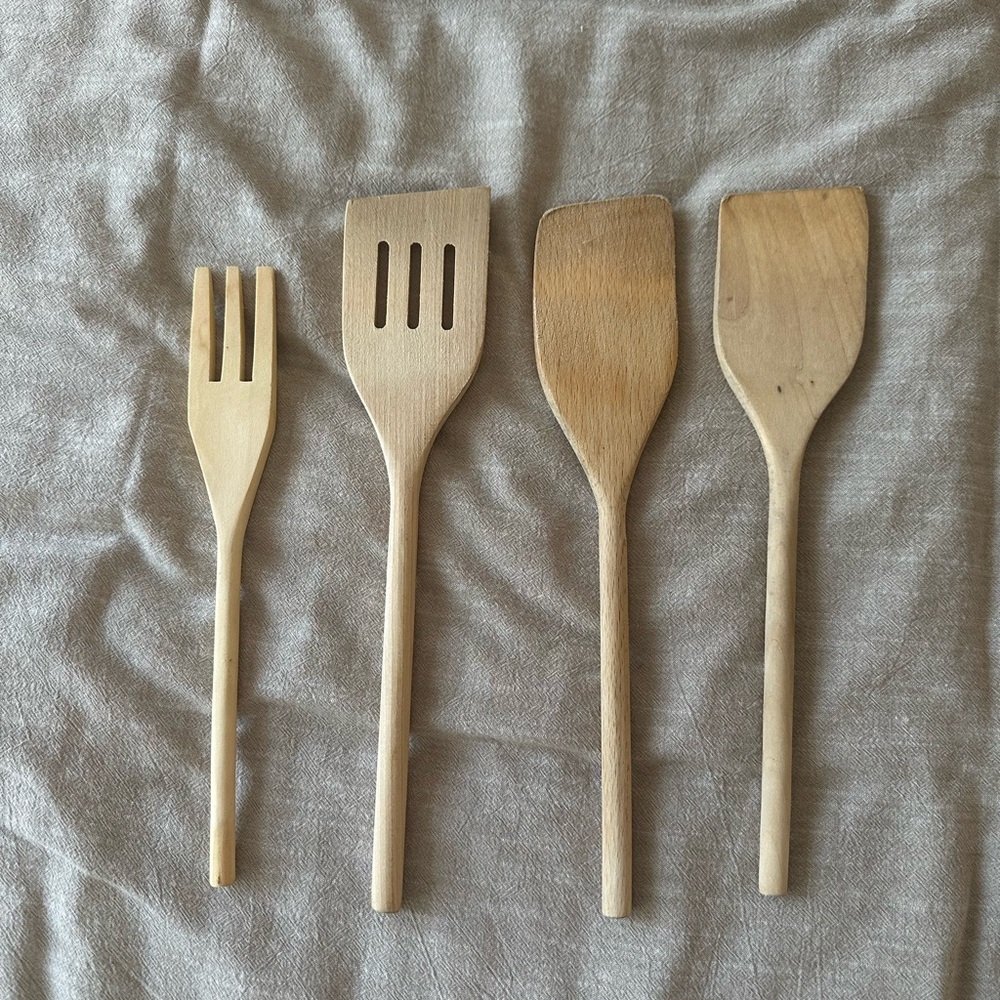 Wooden Kitchen Utensil Set